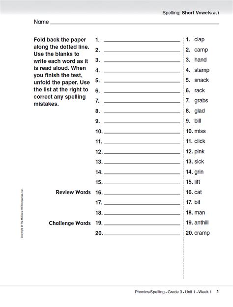 joke Challenge Words 15. . Phonics spelling grade 4 unit 6 week 3 answer key